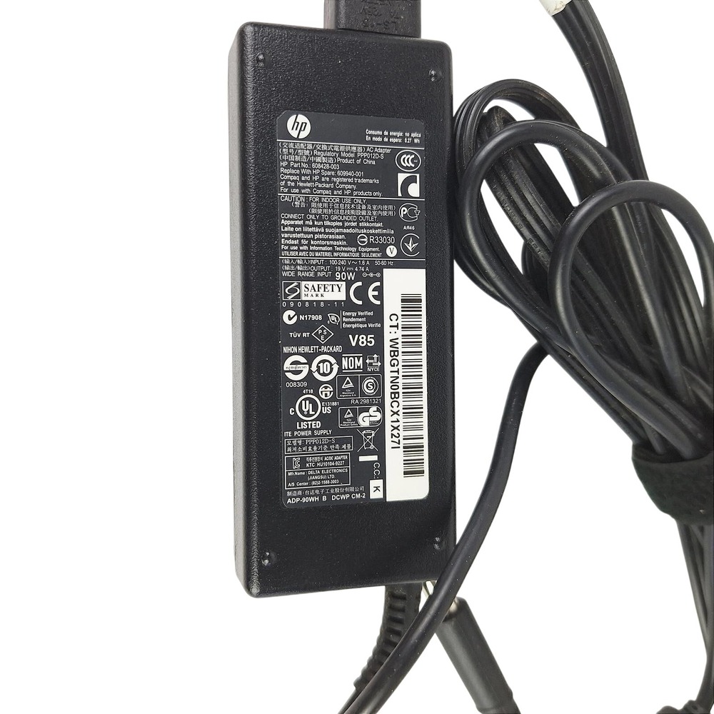 Genuine HP‎ Laptop Charger AC Power Adapter 19V 4.74A 90W 608428-003